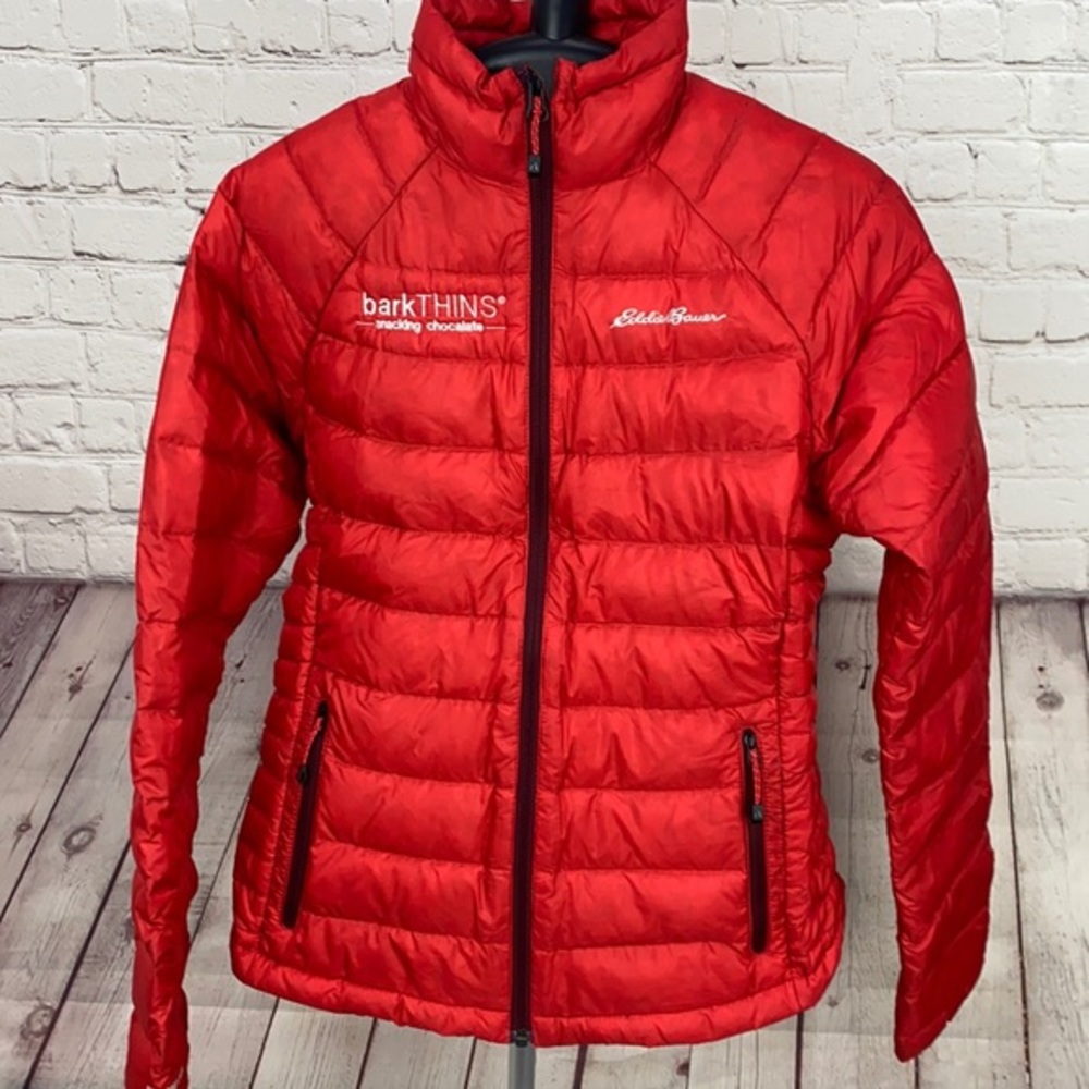 BarkTHINS Embroidered Eddie Bauer Packable Down Jacket